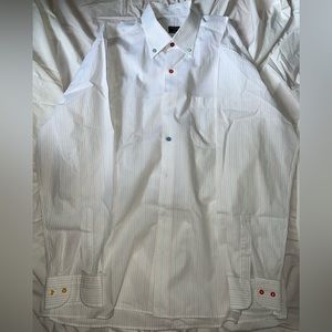 Maus & Hoffman Striped along Sleeve Button Down